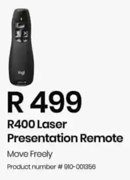 Computer Mania Logitech R400 Laser Presentation Remote offer