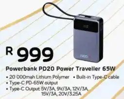 Computer Mania RED-E Powerbank PD20 Power Traveller 65W offer