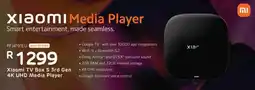 Computer Mania Xiaomi TV Box S 3rd Gen 4K UHD Media Player offer