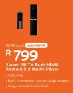 Computer Mania Xiaomi Mi TV Stick HDMI Android 9.0 Media Player offer