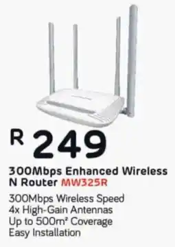 Computer Mania Mercusys 300Mbps Enhanced Wireless N Router offer