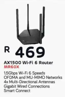 Computer Mania Mercusys AX1500 Wi-Fi 6 Router offer