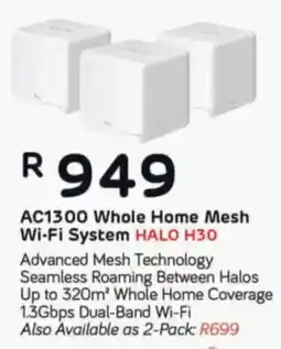 Computer Mania Mercusys AC1300 Whole Home Mesh Wi-Fi System offer