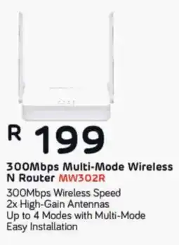 Computer Mania Mercusys 300Mbps Multi-Mode Wireless N Router offer