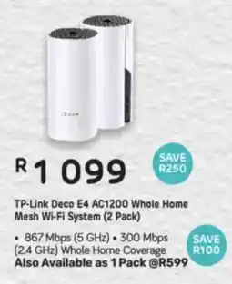 Computer Mania TP-Link Deco E4 AC1200 Whole Home Mesh Wi-Fi System offer