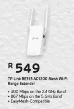 Computer Mania TP-Link RE315 AC1200 Mesh Wi-Fi Range Extender offer