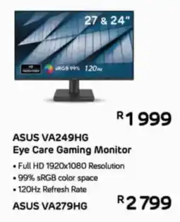 Computer Mania ASUS VA249HG Eye Care Gaming Monitor offer