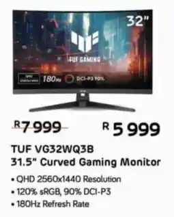 Computer Mania Asus TUF VG32WQ3B 31.5" Curved Gaming Monitor offer