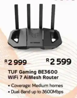 Computer Mania Asus TUF Gaming BE3600 WiFi 7 AiMesh Router offer