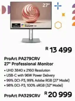 Computer Mania Asus ProArt PA279CRV 27" Professional Monitor offer