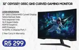 Computer Mania Samsung 32" Odyssey G55C QHD Curved Gaming Monitor offer