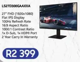 Computer Mania Samsung S3 27" FHD Essential Monitor offer