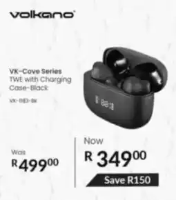 Computer Mania Volkano VK-Cove Series TWE with Charging Case Black offer