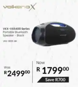 Computer Mania Volkano X VKX-VXS400 Series Portable Bluetooth Speaker Black offer