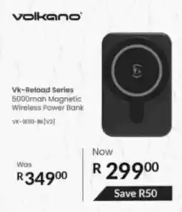 Computer Mania Volkano Vk-Reload Series 5000mah Magnetic Wireless Power Bank offer