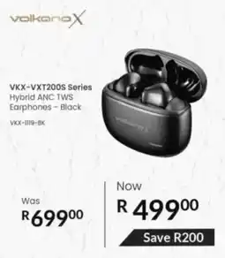 Computer Mania Volkano X VKX-VXT200S Series Hybrid ANC TWS Earphones Black offer