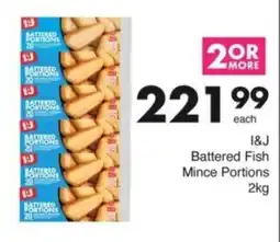 Save Hyper I&J Battered Fish Mince Portions offer