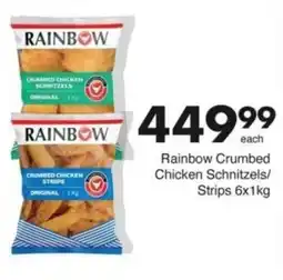 Save Hyper Rainbow Crumbed Chicken Schnitzels/ Strips offer