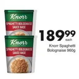 Save Hyper Knorr Spaghetti Bolognaise offer