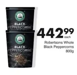 Save Hyper Robertsons Whole Black Peppercorns offer