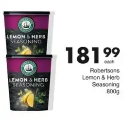 Save Hyper Robertsons Lemon & Herb Seasoning offer