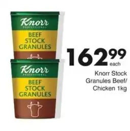 Save Hyper Knorr Stock Granules Beef/ Chicken offer