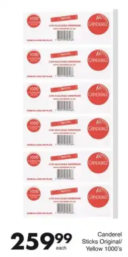 Save Hyper Canderel Sticks Original/ Yellow offer