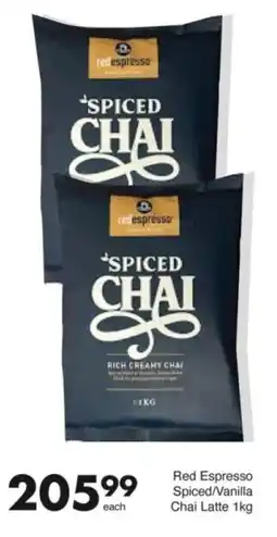 Save Hyper Red Espresso Spiced/ Vanilla Chai Latte offer