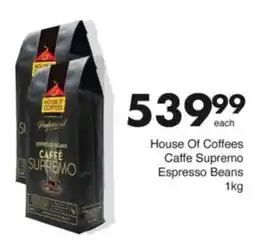 Save Hyper House Of Coffees Caffe Supremo Espresso Beans offer