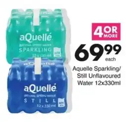 Save Hyper Aquelle Sparkling/ Still Unflavoured Water offer
