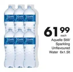 Save Hyper Aquelle Still/ Sparkling Unflavoured Water offer
