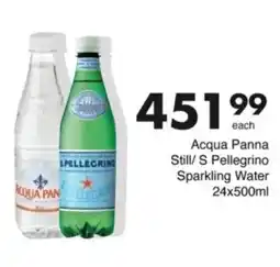 Save Hyper Acqua Panna Still/ S Pellegrino Sparkling Water offer
