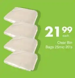 Save Hyper Clear Bin Bags 25mic offer