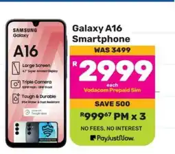 Game Galaxy A16 Smartphone offer