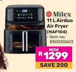 Game Milex 11 L Airduo Air Fryer (MAF104) offer