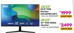 Game Acer 23.8 FHD Monitor UM.QE1EE.001 offer