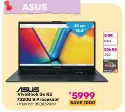 Game ASUS VivoBook Go R3 7320U 8 Processor offer