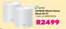Game Tp-Link AX1500 Whole Home Mesh Wi-Fi offer