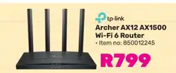Game tp-link Archer AX12 AX1500 Wi-Fi 6 Router offer