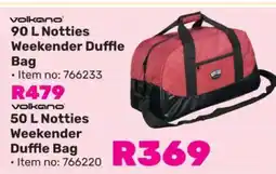 Game Volkano 90 L Notties Weekender Duffle Bag offer