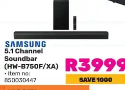 Game Samsung 5.1 Channel Soundbar (HW-B750F/XA) offer