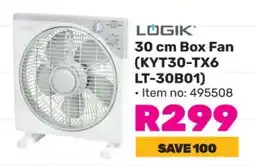 Game LOGIK 30 cm Box Fan (KYT30-TX6 LT-30B01) offer