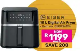 Game Eiger 10 L Digital Air Fryer offer