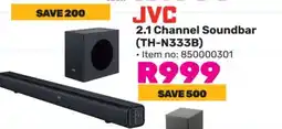 Game JVC 2.1 Channel Soundbar TH-N333B offer