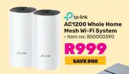 Game Tp-Link AC1200 Whole-home Mesh Wi-Fi System offer