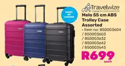 Game Melo 55 cm ABS Trolley Case Assorted offer