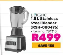 Game LOGIK 1.5 L Stainless Steel Blender (RSH-080476) offer