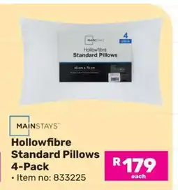 Game Hollowfibre Standard Pillows 4-Pack offer
