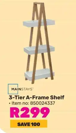 Game 3-Tier A-Frame Shelf offer