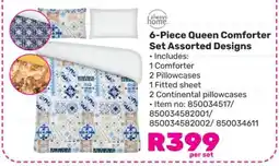 Game 6-Piece Queen Comforter Set Assorted Designs offer